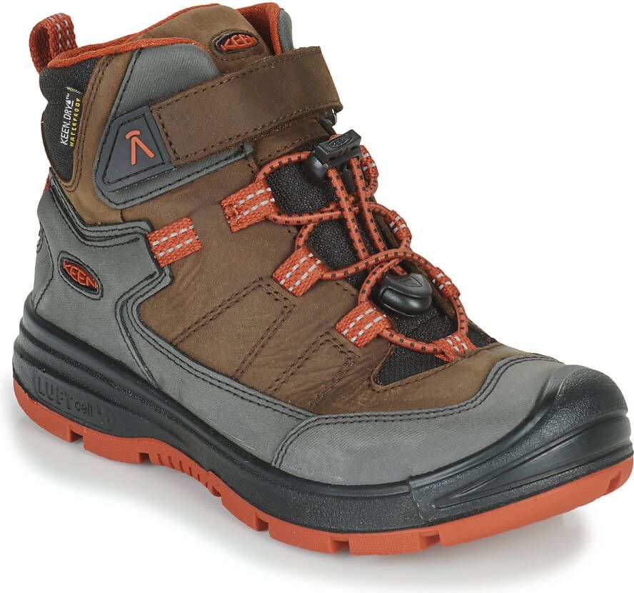 Keen Kid's Redwood Mid WP Winterschoenen maat 10K bruin - Foto 2