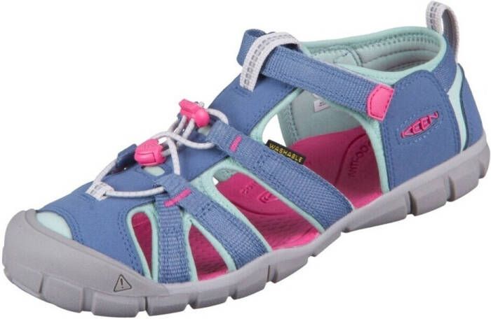Keen Seacamp II CNX Older Kids Sandalen Coronet Blue Hot Pink - Foto 5