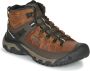 Keen Targhee III Mid Heren Wandelschoenen Bungee Cord Black Bruin Leer K1017786 - Thumbnail 2