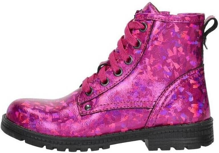 KEQ Veterschoen hoog Veterschoen hoog fuchsia
