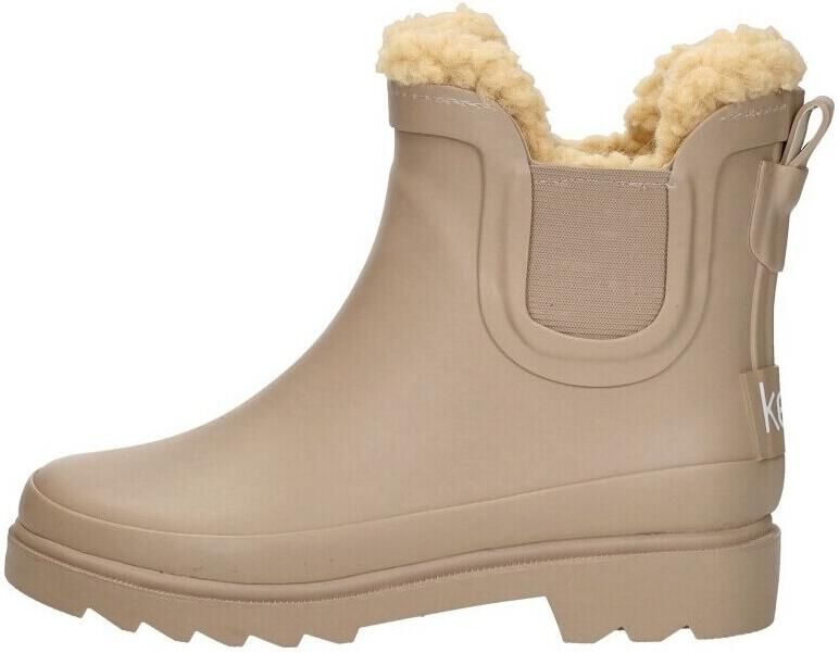 KEQ Chelsea Rainboots Fur Kinderlaarzen Beige - Foto 7