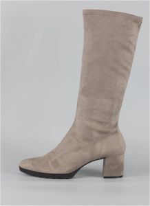 Keslem Laarzen Botas en color taupe para señora
