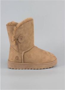 Keslem Laarzen Botines en color camel para señora