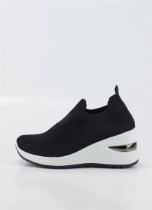 Keslem Lage Sneakers Zapatillas en color negro para señora
