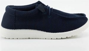 Keslem Lage Sneakers Zapatillas en color marino para caballero