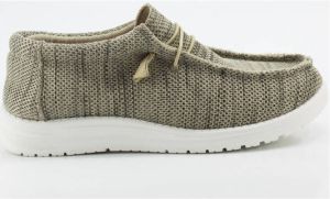 Keslem Lage Sneakers Zapatillas en color kaki para caballero
