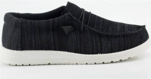 Keslem Lage Sneakers Zapatillas en color negro para caballero