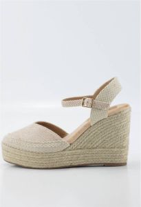 Keslem Espadrilles Alpargatas en color taupe para señora