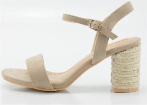 Keslem Sandalen Sandalias en color taupe para señora