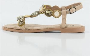Keslem Sandalen Sandalias en color beige para señora