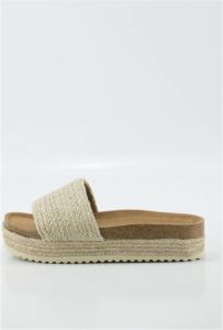 Keslem Sandalen Sandalias en color beige para señora