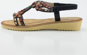 Keslem Sandalen Sandalias en color negro para señora