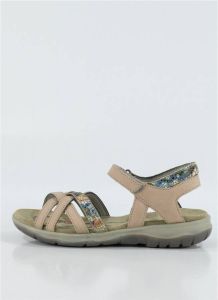 Keslem Sandalen Sandalias en color beige para señora