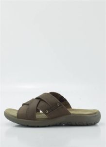 Keslem Teenslippers Sandalias en color cuero para caballero