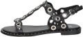 Keys Platte sandalen KEY-E26-12603-BL - Zwart