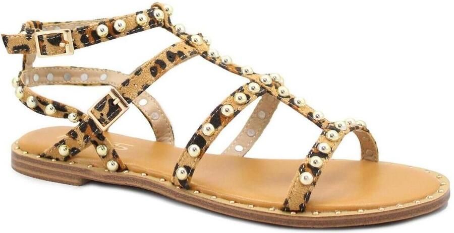 Keys Platte sandalen KEY-E26-12600-MB