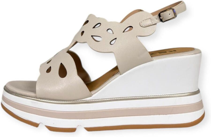Keys Sandalen met sleehak