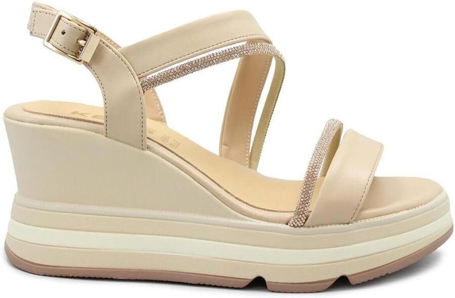 Keys Sandalen met sleehak KEY-E26-12122-BE