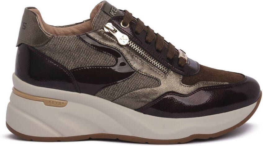 Keys Lage Sneakers DARK BROWN ROSY