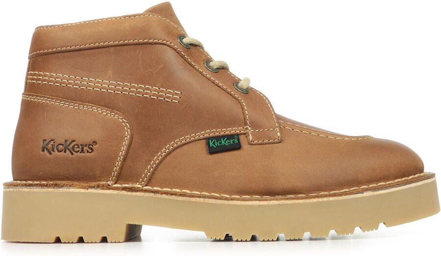 Kickers Chuck Leren Laarzen Brown Heren - Foto 2