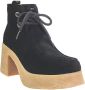 Kickers Claire Leren Laarzen Black Dames - Thumbnail 2