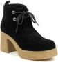 Kickers Claire Leren Laarzen Black Dames - Thumbnail 12