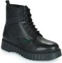 Kickers Kick Fabulous Lace-up Boots Black Dames - Thumbnail 2