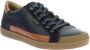 Kickers Lage Top Leren Sneakers Blue Heren - Thumbnail 8