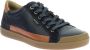 Kickers Lage Top Leren Sneakers Blue Heren - Thumbnail 7