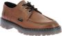 Kickers Stijlvolle Leren Derby Schoenen Brown Dames - Thumbnail 7