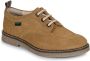 Kickers Stijlvolle Leren Derby Schoenen Brown Heren - Thumbnail 2