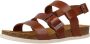Kickers Comfort Leren Sandalen Kick Alana Brown Dames - Thumbnail 11
