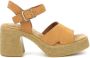 Kickers Comfort Sandalen Kick Constance Brown Dames - Thumbnail 12