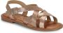 Kickers Comfort Leren Sandalen Kick Diana Yellow Dames - Thumbnail 2