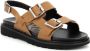 Kickers Comfort Leren Sandalen Neosummer Brown Dames - Thumbnail 12