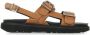 Kickers Comfort Leren Sandalen Neosummer Brown Dames - Thumbnail 13