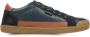 Kickers Lage Top Leren Sneakers Blue Heren - Thumbnail 2
