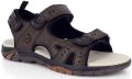 Kimberfeeel Platte sandalen TOUQUES - Bruin