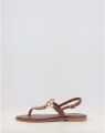 Kissia Platte sandalen JOPA-7 - Bruin