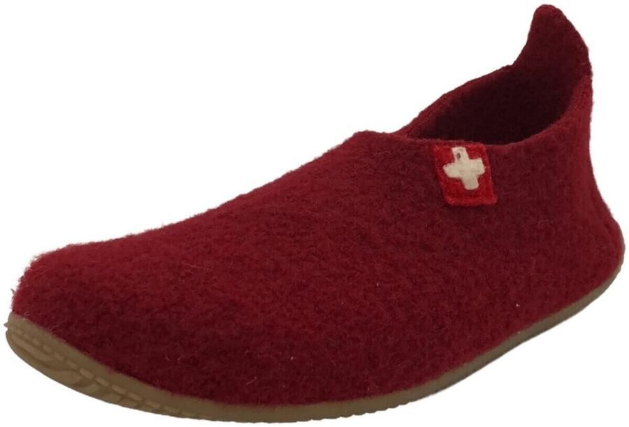 Living Kitzbühel Schweizer Kreuz No. 4249 Pantoffels rood