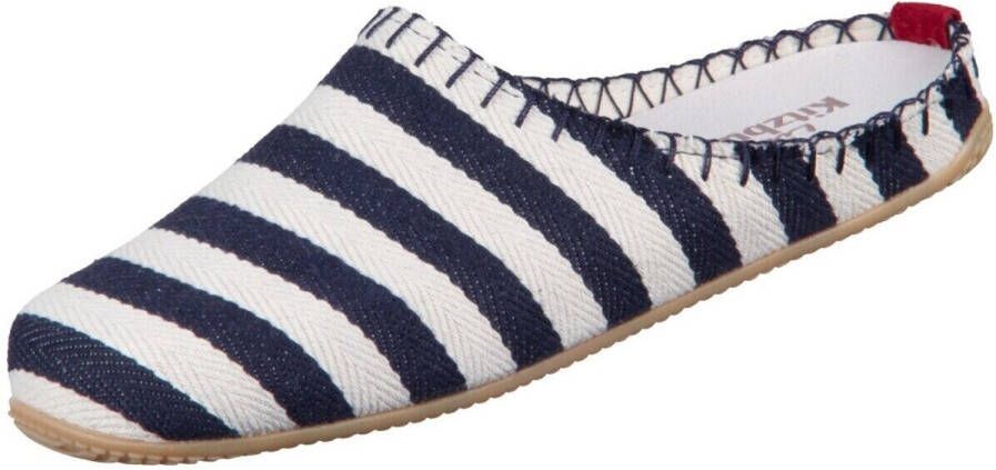 Living Kitzbühel Women's Maritimer Streif Pantoffel Pantoffels wit