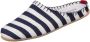Living Kitzbühel Women's Maritimer Streif Pantoffel Pantoffels wit - Thumbnail 1