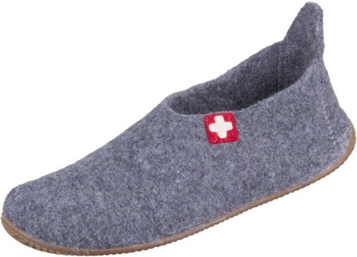 Living Kitzbühel Schweizer Kreuz No. 4249 Pantoffels grijs - Foto 3