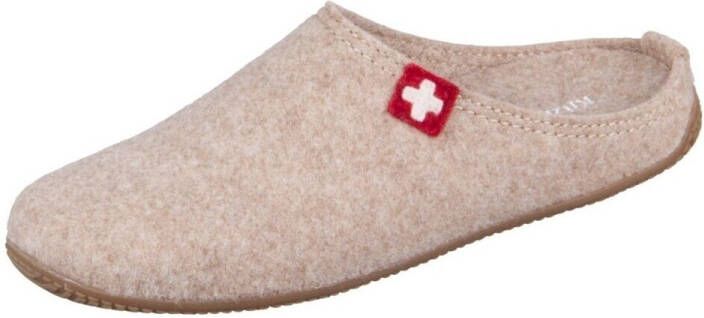 Living Kitzbühel Dames en Heren pantoffels Filz Schweizer Kreuz - Foto 2