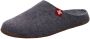 Living Kitzbühel Pantoffels Schweizer Kreuz 3886 610 Grau Grijs Wolvilt LK38860610 - Thumbnail 3