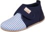 Living Kitzbühel Kid's Babyklett Sigi Streifchen Pantoffels blauw - Thumbnail 1