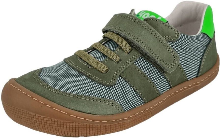 Koel Kid's Dylan Barefootschoenen olijfgroen