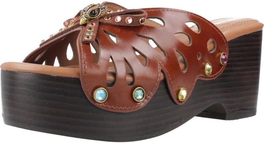 Kurt Geiger London Sandalen met sleehak Butterfly Wedge Mule