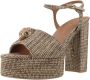 Kurt Geiger London Kensington Platform Sandalen Dames Beige - Thumbnail 5