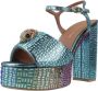 Kurt Geiger London KENSINGTON PLATFORM SDL Blauw - Thumbnail 2
